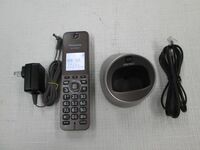 24【Panasonic】 コードレス電話機 充電器 セット パナソニック「 KX-FKD550-T 」★動作確認ＯＫ
