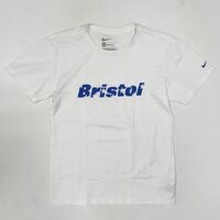 F.C.Real Bristol × NIKE エフシーレアルブリストル ナイキ BRISTOL STAR LOGO TEE ブリストルスターロゴ Tシャツ /Sサイズ / ホワイト 