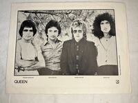 Original 1970s QUEEN Promo Photos - 8x10 Black n White クィーン　プロモーション　写真　KLOS 95 1/2