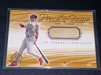 2000 SP Game Bat Edition Piece of the Game Jim Edmonds Game-used Bat ジム・エドモンズ　カージナルス　バットカード