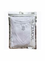 コナカ ICEMOVE Tシャツ アンダー(ホワイト) M 半袖Vネック 1枚 -1℃ 吸汗速乾 ベンチレーション 涼感 消臭