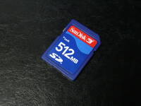動作保証！SanDisk SDカード 512MB ②