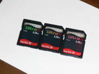 動作保証！ SanDisk ultraⅡ SDカード 1GB 3枚セット