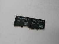 動作保証！Gigastone microSDHC 8GB クラス④ 2枚セット