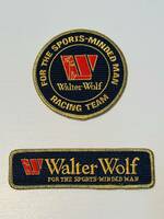 ★Walter Wolf RACING TEAM ウォルターウルフレーシングチーム ワッペンセット SUZUKI RG-250Γ.RG-400Γ（ガンマ）正規品　美品　未使用