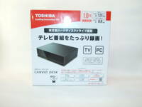 外付けハードディスク　1.0ｔｂ　TOSHIBA　東芝　CANVIO DESK　HD-EF10TK TV/PC USB3.0接続 未使用品　