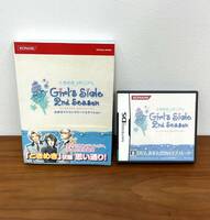 #2979B【任天堂】『ときめきメモリアル Girl's Side 2nd season』DSソフト 公式ガイドコンプリートエディション 特別セット【中古】