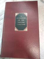 A Dictionary of the English Language サミゥエルジョンソン 辞書　1979年　 Samuel Johnson