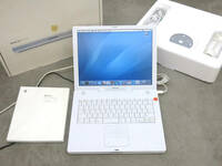 経年の割に美品/起動OK◆Apple/アップル◆iBook G4 14inch A1134 Mid-2005 PowerPC G4 1.42GHz メモリ1GB/ストレージ60GB/付属品あり