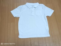 ☆used☆ 白 半袖 ポロシャツ 130cm