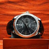 送料無料・新品・パガーニデザイン・セイコー製VH65ムーブメントクオーツ式腕時計・オマージュ・316Lステンレス製・本革ベルト・PD-1689