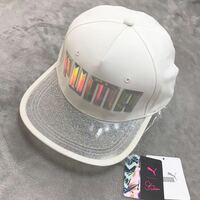 PUMA × SOPHIA WEBSTER コラボ Cap キャップ 帽子 ホワイト Freeサイズ レディース 新品未使用訳あり品