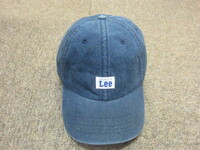 LEE　リー　ヴィンテージ仕様デニムキャップ　フリーサイズ　大人用　メンズ　57-59cm　デニム地ベースボールキャップ　帽子　ハット05040