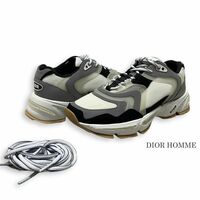 DIOR HOMME Low-cut sneakers White 20HDC ディオールオム CD1 テクニカルスニーカー ローカット シューズ 41 ホワイト 正規品