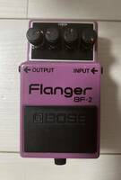 美品　Boss Flanger BF-2 日本製. ボス フランジャー ペダル