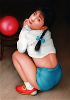 １００円!初出品！版画 石川吾郎 本人の出品ですマドンナメイト表紙装丁美少女画ドッチボール
