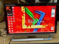東芝 一体型PC REGZA PC D714/Core i7 4700MQ 2.40GHz 8GB BD Windows8.1 中古現状品