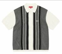 【送料無料】supreme stripe button up polo 半袖 ポロシャツ 半袖ポロシャツ Tシャツ ホワイト ブラック 