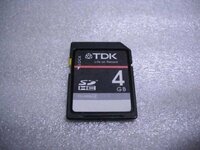 TDK　SDHCカード　4GB