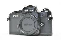 【美品】Nikon ニコンFE2 ブラック　清掃・整備・モルト交換済　電池付きでこのまま使える状態良好品