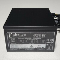 Enhance ATX-1860GA1 600W 80PLUS TITANIUM認証 ATX電源ユニット 動作確認済み PCパーツ