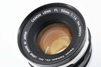【 美品】キャノン CANON FL 50mm F1.4 MF Standard Lens #2118286