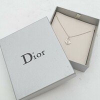 大村4月No.45 アクセサリー ブレスレット Christian Dior クリスチャンディオール シルバーカラー 箱付き 