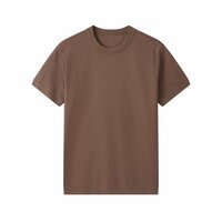 送料無料　ブルネロクチネリ　BRUNELLO CUCINELLI メンズ　Tシャツ　刺繍ロゴ　丸首　無地　48-56　サイズ選択可能　4076