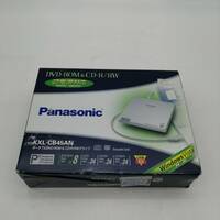 t2807 新品 未使用 Panasonic KXL-CB45AN ポータブル DVD-ROM＆CD-R/RWドライブ 松下電器産業 2電源対応 ACアダプター USBバスパワー