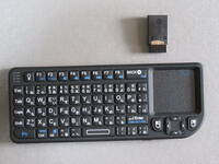 ワイヤレス ミニ キーボード 2.4GHz 日本語配列 USB充電式 タッチパッド搭載 USB レシーバー付き 取説あり 箱なし