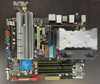 LGA775 ASUS P5Q-E + Core2 Quad Q9650 + CPUクーラー 白虎弐 SCBYK-2000I + ZOTAC GT610 ZONE Edition + メモリ16GB
