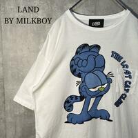 LAND by MILKBOY ミルクボーイ キャット柄 胸ポケビッグTシャツ