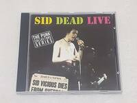 SID VICIOUS/SID DEAD LIVE 輸入盤CD UK PUNK 97年作