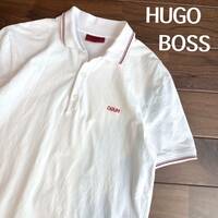 HUGO BOSS ヒューゴボス　トップス　半袖ポロシャツ　ポロシャツ　半袖シャツ　シャツ　M メンズ　ハーフボタン　