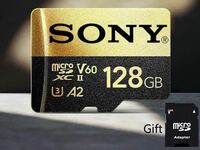 microSD SONY 128GB 防水　SDカードアダプターセット　マイクロSDカード