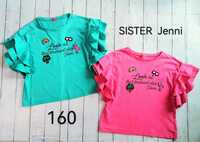 2枚「SISTER Jenni ダブルフリル袖 半袖Tシャツ 160サイズ 2枚」色違い 双子コーデ シスタージェニー／ラブトキ アルジー レピピも出品中
