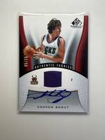 06-07 SP GAME USED Authentic Fabrics Autograph /15 Andrew Bogut NBAカード