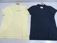 １円 【ゴルフシリーズ】未使用保管 アメリカンイーグル　ポロシャツ　黄色　XS 紺　S ２点　まとめて