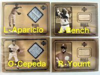 UD HALL OF FAMERS / J.Bench /R.Yount/O.C epeda/ L.Aparicio 4枚セット
