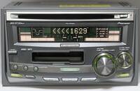 カロッツェリア FH-P040 WMA/MP3/WAV/DSP/EQ カセット・CDコンポ 良品