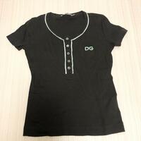 ドルチェアンドガッバーナ DOLCE&GABBANA D&G 半袖　Tシャツ　サイズ38　黒