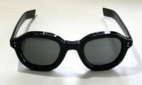 Lesca LUNETIER LARGO sunglassesモデル（col.5 ブラック）レスカ ルネティエ ラルゴ サングラス 希少モデル 黒