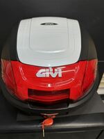 GIVI モノロックケース E300N バックレスト付 パールホワイト