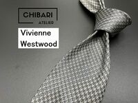 Vivienne Westwood　ヴィヴィアンウエストウッド　オーブ柄　ネクタイ　3本以上送料無料　グレイ　0503168