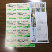 富士急行電車バス観光施設　共通優待券10枚　送料無料