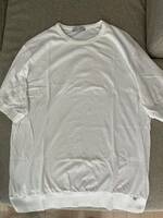BEAMS購入 ANTICIPO アンティチポ ジャブス ニット Tシャツ カットソー 48 ホワイト