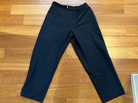 送料無料Graphpaper Ripple Jersey Slim Waisted Wide Tapered Chef Pants グラフペーパーGM234-40080B