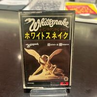 希少！国内盤 1982年 カセット・テープ Whitesnake / Saints & Sinners David Coverdale Deep Purple 歌詞カード付き ホワイトスネイク
