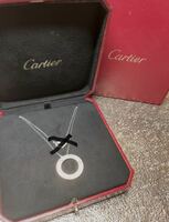 カルティエ Cartier K18ホワイトゴールド ネックレス ダイヤモンド