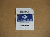 TOSHIBA W-04 FlashAir Wi-Fi SDHCカード 16GB UHS-1 U3 Class10
